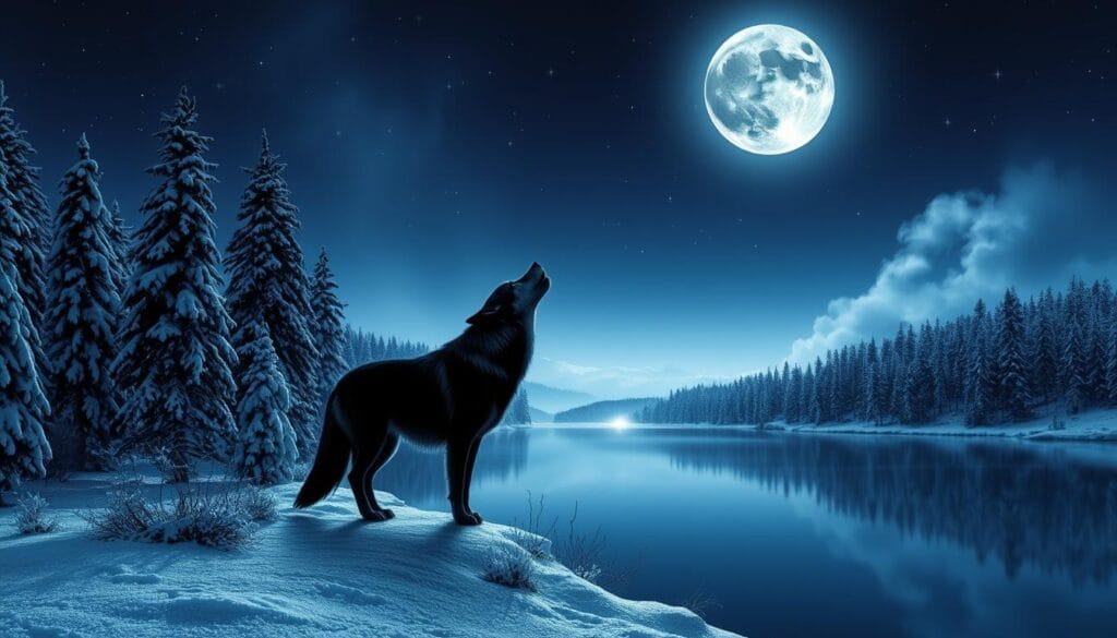 Mesmerizing Wolf Moon